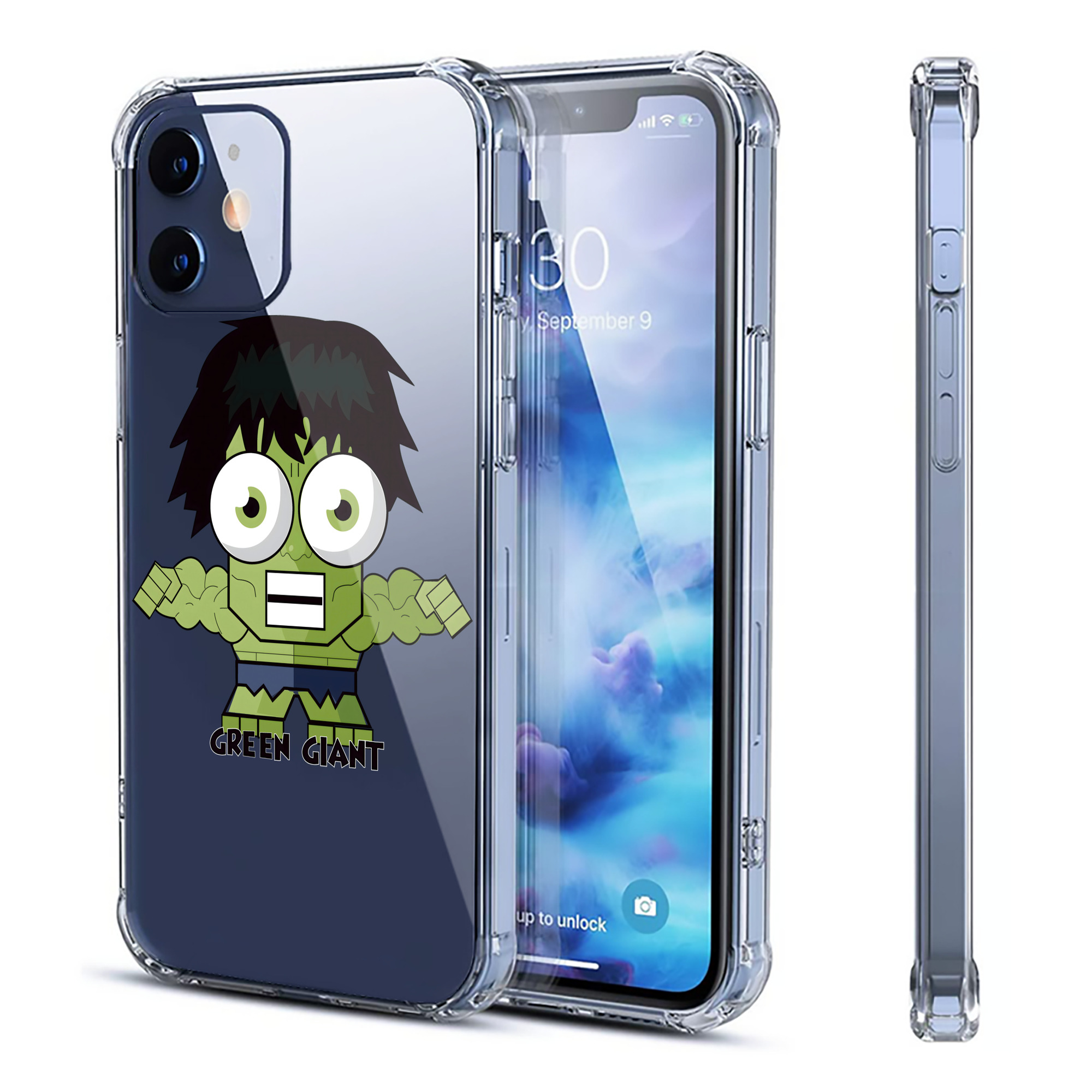（画像用） アベンジャーズ The Avengers 【iPhone 12シリーズ対応】透明スマホケース（クリアソフトケース）